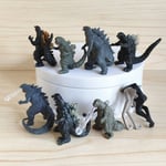 All 8 Pcs Godzilla VS King Kong MUTO Atomic 2'' Figures Model Toys Cake Topper