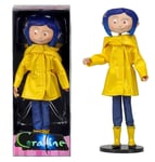 NECA Coraline in Rain Coat 7" Bendy Fashion Doll with Boots - NEW BOXED