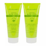 Aloe Vera Gel 100% Organic Moisturising Natural Skin Treatment 2 x 100ml Pure