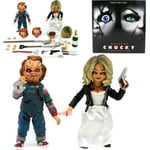 Bride Of Chucky Ultimate Chucky & Tiffany 4" Action Figure 2 Pack Doll New