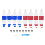 4 / 8pcs 4726 Propeller/Fit For - DJI Mini 2 / Drone Light Props Blade Replacement Wing Fans Spare Parts (Colore : Red blue)