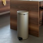 Newlcon Champagne 30 Litre Pedal Bin