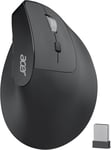 Souris Ergonomique Sans Fil,2,4 Ghz Souris Verticale Rechargeable,1600Ppp,6 Boutons,Souris D'Ordinateur Avec Récepteur Usb Pour Pc,Imac,Ordinateur De Bureau,Etc.