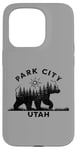 Coque pour iPhone 15 Pro Park City Utah Vacation Ours Forêt Soleil