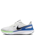 NIKE Homme Structure Air Zoom 25 Chaussure de Course sur Route, Étoile teintée Platine Blanche et Noire, 42 EU