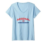 Womens Arsenal Town of North London, England UK V-Neck T-Shirt