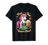 Womens Oktoberfest Unicorn Root Beer Unicorn Cheer T-Shirt