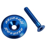 Reverse Components Ahead Top Cap With Bolt - Blue