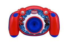 EKIDS Spiderman Caméra pour Enfant avec Fonction Photo et vidéo, Appareil Photo numérique 2 MP adapté aux Enfants avec Autocollants et Fonctions d'édition