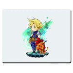 LBS4ALL Cloud Chibi FF7 Set de Table en Carton Dur inspiré des Personnages FF7 19 cm x 23 cm Cadeau d'anniversaire de Noël