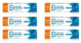 6x 100ml (600ml) Sensodyne Pronamel  Multiaction Toothpaste - Value Packs