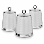 Morphy Richards Dimensions Set of 3 Storage Canisters  978054 White