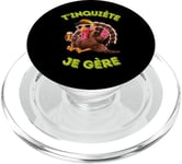 Accessoire Dinde Dindon Humour Bière Apéro T'inquiète Je PopSockets PopGrip pour MagSafe