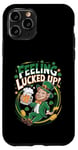 Coque pour iPhone 11 Pro Se sentir chancé pour la Saint-Patrick