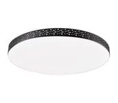 LED Kylpyhuoneen kattovalaisin MOON LED/18W/230V musta IP44