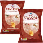 Taylors Hot Honey Pigs In Blanket Potato Chips Crisp Festive Snack Pack 2 x 500g