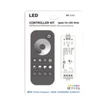 Contrôleur de bande LED sans fil PWM,gradateur LED,bande ou module,document unique,RT1 + V1,4 types de mémoire de scène,0-10V,2.4G RF - Type RT1 and V1