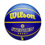 Wilson Ballon de Basket, NBA Player Icon, Steph Curry, Golden State Warriors, pour l'Extérieur et Intérieur