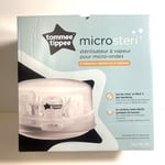 NEW Tommee Tippee Steam Steriliser Microwave for Baby Bottles 100% Natural Steam