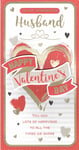 HUSBAND  Quality VALENTINE'S DAY CARD - Valentines Heart Design