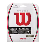 Wilson NXT Duo II String - Transparent/Silver/Natural/Platinum, Size 16G