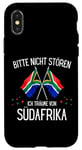 Coque pour iPhone X/XS Je Ne Veux Pas Déranger Je Rêve De L'afrique Du Sud