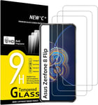 Lot De 3, Verre Trempé Pour Asus Zenfone 8 Flip, Film Protection Écran - Sans Bulles D'air -Ultra Résistant (0,33mm Hd Ultra Transparent) Dureté 9h Glass