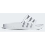 adidas Adilette Aqua Badtofflor - Vit/silver Barn, storlek 30