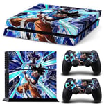 Autocollant Stickers Skin de Protection pour Console et Manette Sony Playstation PS4 - DRAGON BALL #61