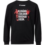 hummel Vejle B Fan Slogan Sweatshirt Børn - Svart - str. 128