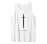 Excalibur The Legendary Sword in the Stone of King Arthur Tank Top