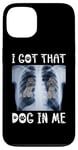 Coque pour iPhone 13 Caniche gris humoristique I Got That Dog in Me Xray Meme