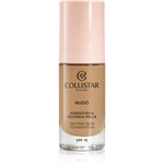 Collistar NUDO Second Skin Foundation SPF 15 radiance moisturising foundation with smoothing effect shade 3G Naturale Dorato 30 ml