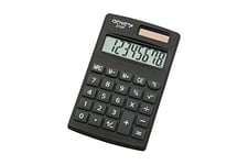 Genie Calculatrice 215 Chiffres P8 - Double Alimentation (solaire et Pile) - Design Compact - Gris