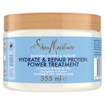 SheaMoisture Traitement à base de Protéines Hydrate & Repair pour les cheveux extrêmement secs et fragiles Miel de Manuka et Yaourt sans silicones ni sulfates 355 ml