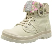 Palladium Baggy Kid, Boots mixte enfant, Beige (Butter/Camo), 38