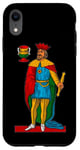 Coque pour iPhone XR Scorpa/Briscola King of Cups Re di tazze Italian Jeu de cartes