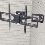 Wisfor Corner TV Wall Bracket Mount Full Motion Articulating Arms for 32-65inch