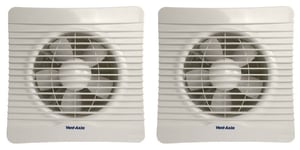 2 x Vent Axia 454059 Silhouette 150X Extractor Fans 150 mm /6 Inch (Standard)