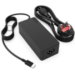 65W USB Type-C Laptop Charger for Lenovo IdeaPad Slim 5 14IRL8,Lenovo Thinkpad X1 Carbon Gen 12 11 10 9 8 T14 T15 Gen 5 4 X13 G 5 4 3 L13 L14 E14 E15 G5 G4 Yoga G3/14 G6 G4 AC Adapter Cord