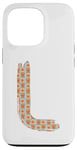 Coque pour iPhone 13 Pro Lettre rétro en gras hiboux - L - Design - Alphabet - Marqueur