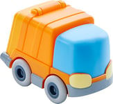 HABA- Kullerbü – Camion-Poubelle - Véhicule pour Circuit ou Jeu Libre - Véhicule Miniature Jouet Enfant - Solide - 2 Ans - 303843