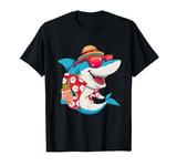 Shark Hawaiian Funny Aloha Hawaii Holidays Beach Lover Fan T-Shirt