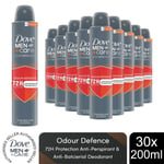 Dove Anti-Perspirant Men+Care Advanced Anti-Bac Odour Defence 72H Deo 200ml,30pk