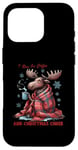 Coque pour iPhone 16 Pro Café de Noël animal élan