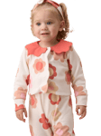 Angel & Rocket Daphne Flower Print 3-Piece Set, Pink/Multi