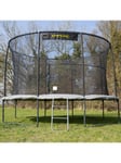 Jumpking 8x11.5ft Oval Combo Pro Trampoline, Black