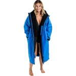 Dryrobe Advance Changing Robe Cobalt Long Sleeve Waterproof Fleece Swimming Mens