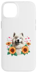 Coque pour iPhone 14 Plus Sunflowers Samoyed Dog Sammies