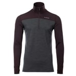 Aclima Mens LightWool 180 Polo W/zip (Lila (CHOCOLATE PLUM/MARENGO) XX-large)